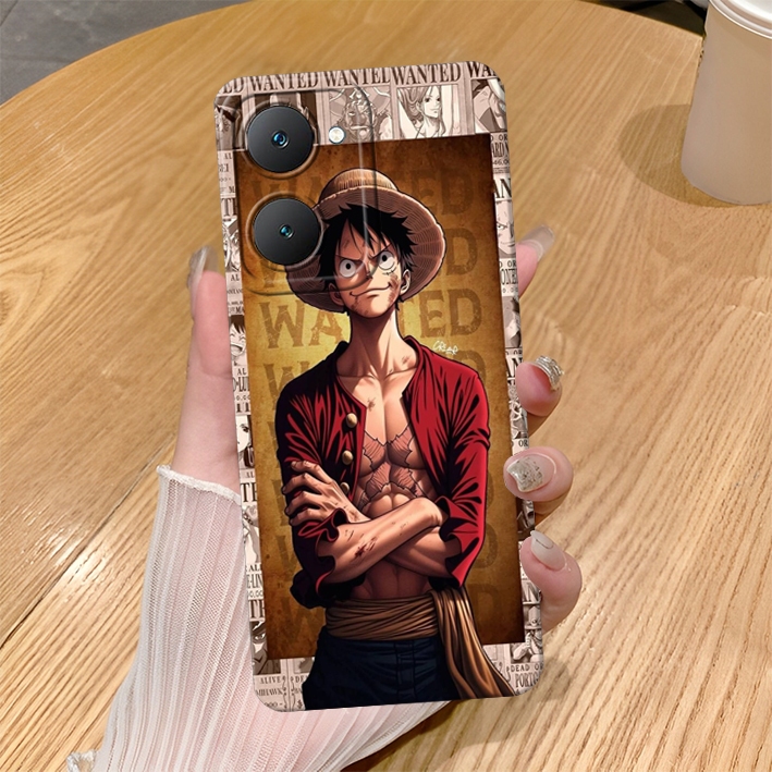 HP Vivo Y03T Y03 Y18 Y28 Y02 Y02T Y02A Y15S Y01A Y01 Y16 Y19 One Piece Motif เคสผู้ชายอินเทรนด์ [HC0