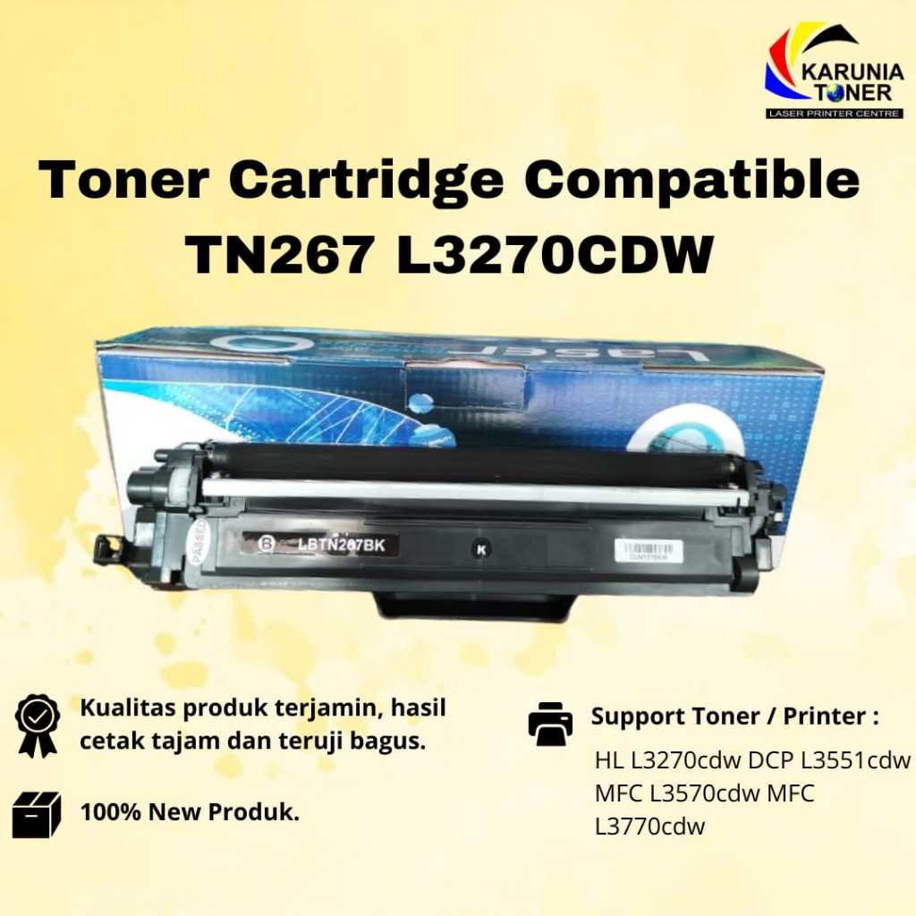 ตลับหมึกที่รองรับ TN-267 TN267 TN 267 CMYK