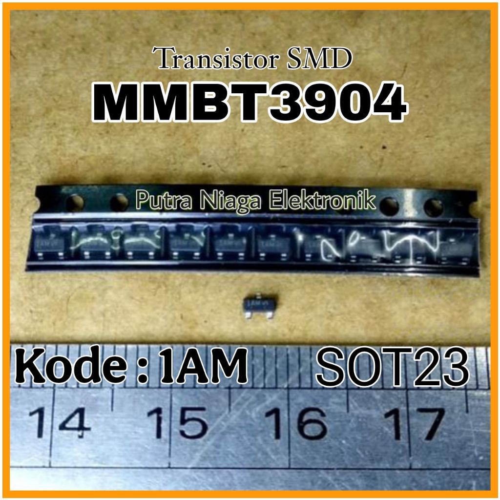 ทรานซิสเตอร์ SMD 1AM MMBT3904 NPN SOT23 รหัส 1AM 2N3904 TR MMBT 3904 SMD