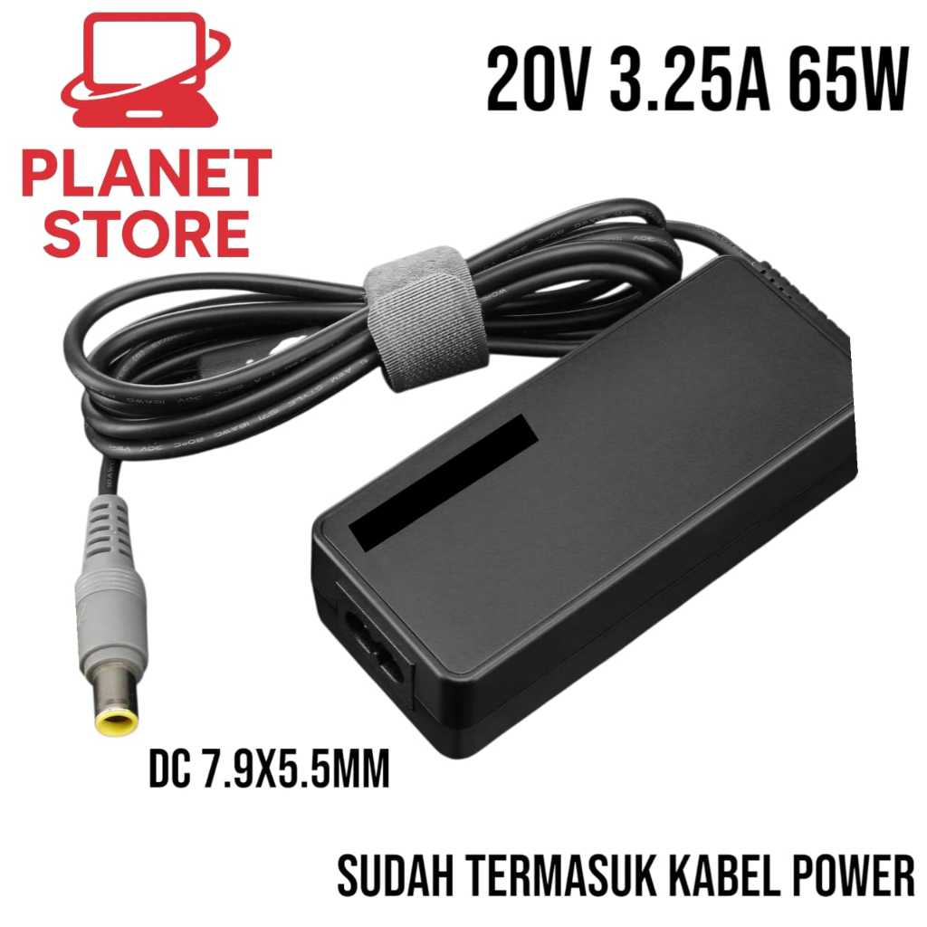 อะแดปเตอร์ชาร์จสําหรับ Thinkpad T410 T420 T430 T400s T420 T400 X220 X230 X230S 20V 3.25A เข็มเดิม