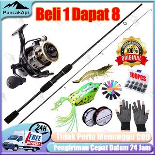 Joran Pancing Set Pancing colokan 1.6M-2.4M EVA Handle Joran Bc Carbon Solid Joran Pancing Set Dengan Bahan Serat Karbon Joran Pancing Carbon Pancing Set Lengkap Untuk Memancing