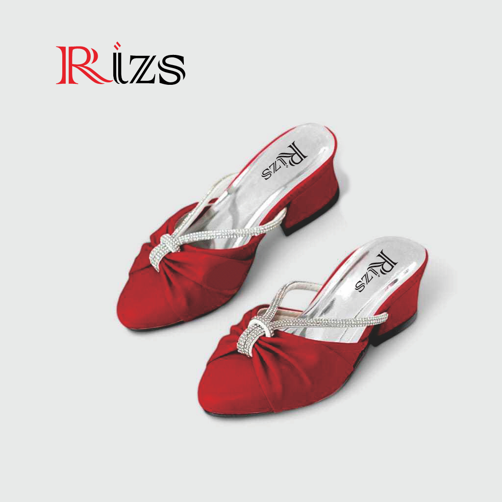 NEWEST 3CM GIRLS HEELS SANDALS FOR PARTY-Ari.rr_shop-รองเท้าแตะรัดส้นเด็กผู้หญิงพร้อมสายลูกปัด