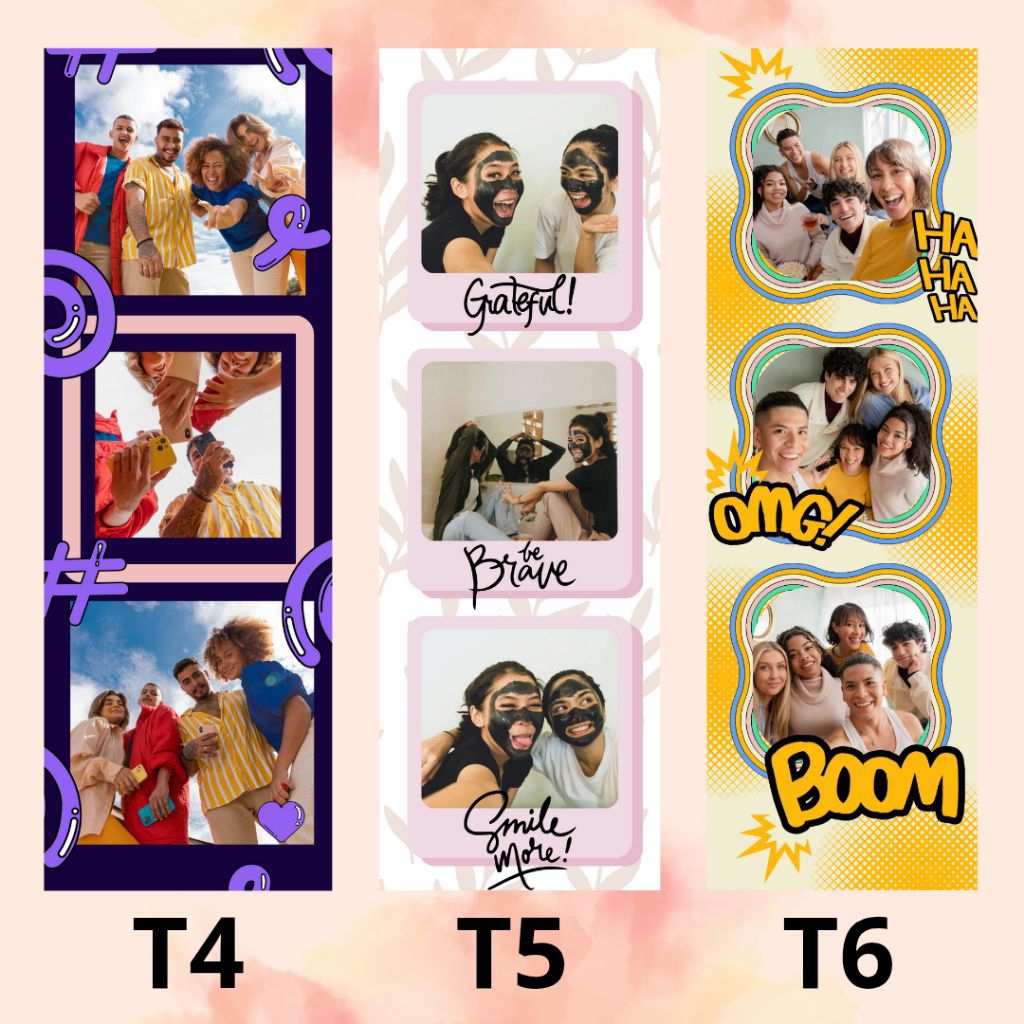 Photostrip ขนาด 5x15 (MUST READ DESCRIPTION)