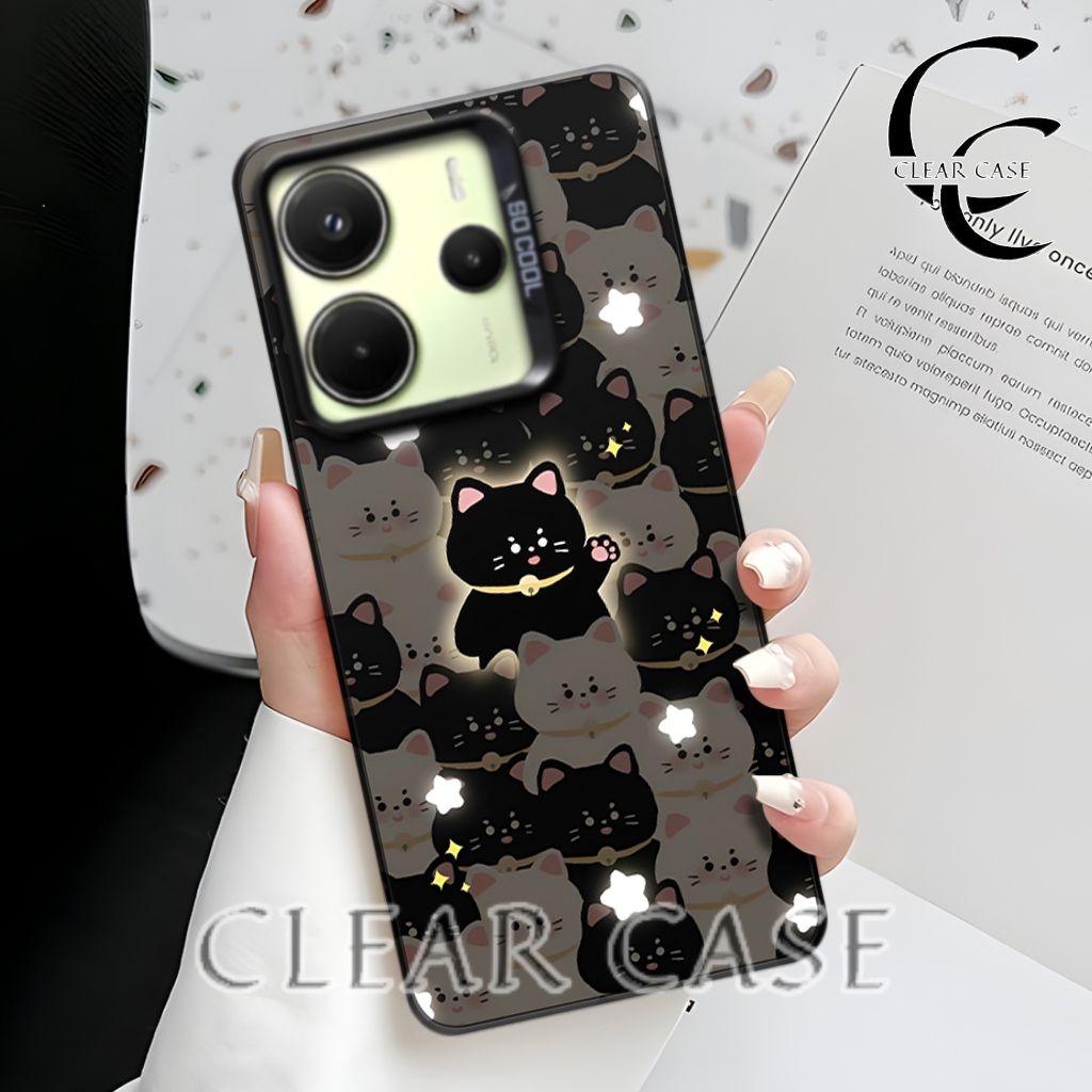 CLEARCASE - Softcase So Cool Redmi Note 14 4G ล่าสุดกรณี Fusion Motif Bear Kesing Hp Xiaomi Redmi No