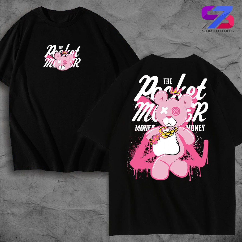 SPT295 STREETWEAR BEAR DISTRO เสื้อยืด STREETWEAR เสื้อยืด STREETWEAR - SUITABLE สําหรับผู้ชายและผู้