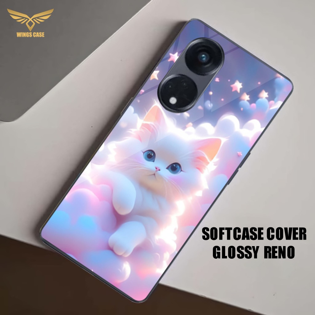 HM22 เคส HD มันเงา ( RENO 8T 4G/8T 5G/7Z 5G/7 5G/7 4G/6 5G/6 4G/5/5F) และ (ALL TYPE) ตัวป้องกันกล้อง