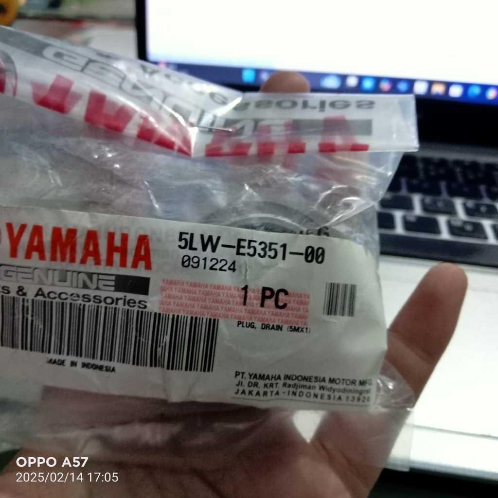(YGP) Tutup Oli Bawah Yamaha Nouvo, Mio Sporty Soul, Fino Karbu 5LW-E5351-00 Tutup Oli Bawah MIO, No