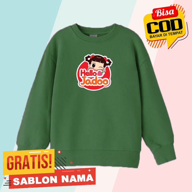 Hello Jadoo Character Childrens Sweater / Boys & Girls Sweater Jacket Custom Name Hello Jadoo Charac