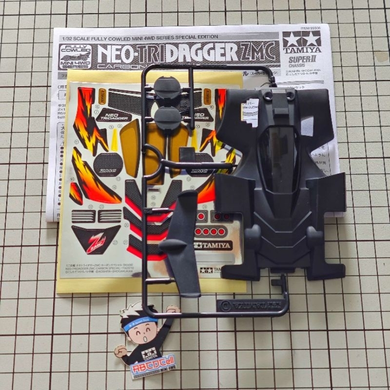 Tamiya 95508 body set neo ick zmc carbon พิเศษต้นฉบับสามารถใช้กับแชสซีด้านหลัง dynamos