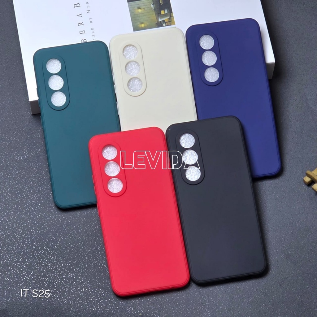 Itel S25 Itel S25 Ultra Softcase Macaron Square / Case Square Edge Case Itel S25 Itel S25 Ultra