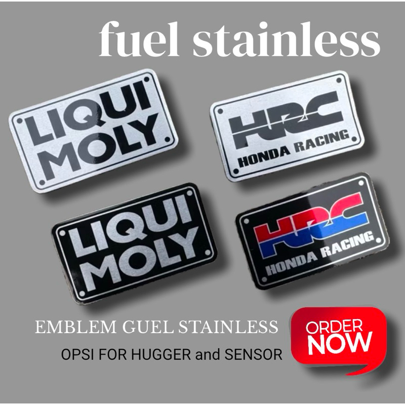 ตรากอด LIQUI MOLY LOQUI MOLY ตรานักกอดและสัญลักษณ์สแตนเลส