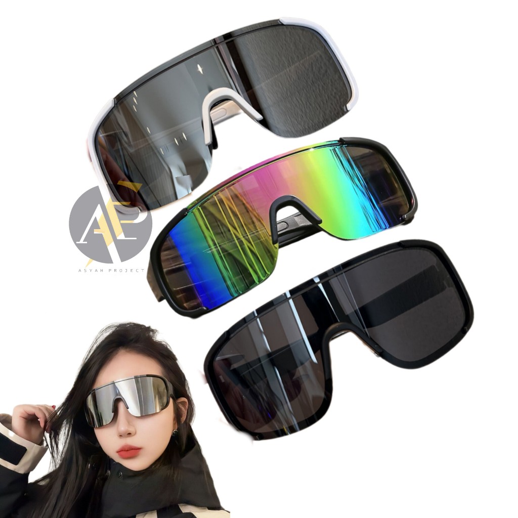 MATAHARI แว่นกันแดดป้องกันรังสียูวีป้องกันแสงสะท้อนแว่นตาปั่นจักรยานวิ่ง Unisex รุ่นใหม่ล่าสุด