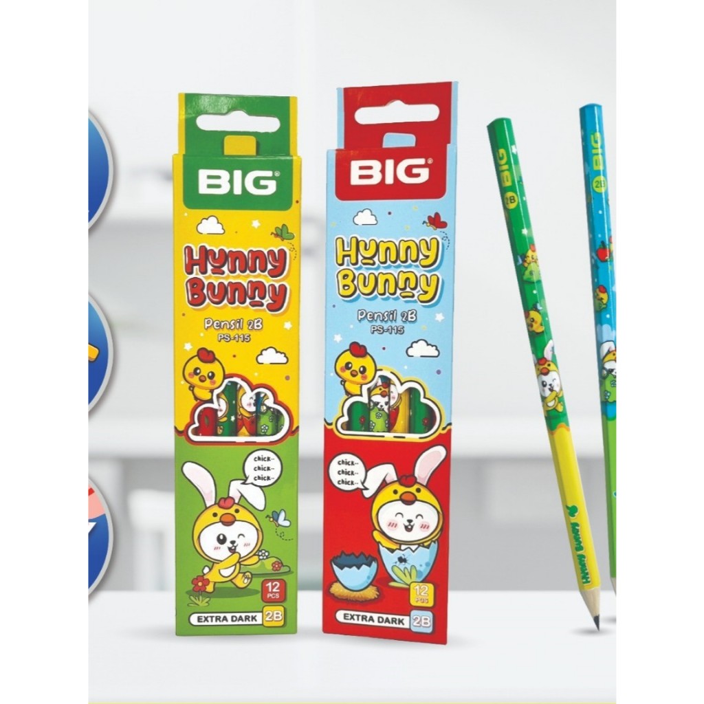 ดินสอ BIG Hunny Bunny 2B / Extra Dark PS-115