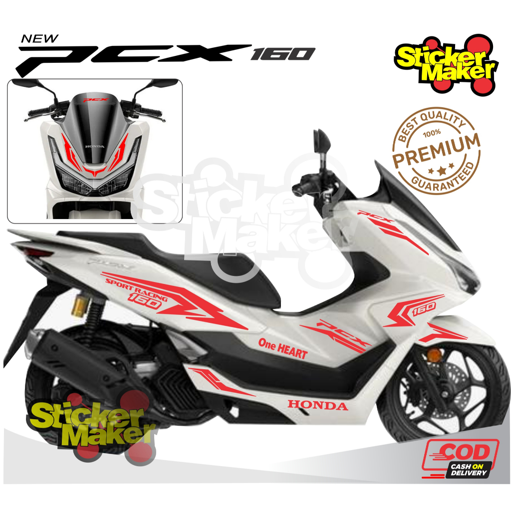 PCX 160 NEW 2025 STICKER (PCX 2025 CUTTING STICKER) / honda PCX 160 ใหม่ 2025 แถบกั้นตัวถัง, PCX 202