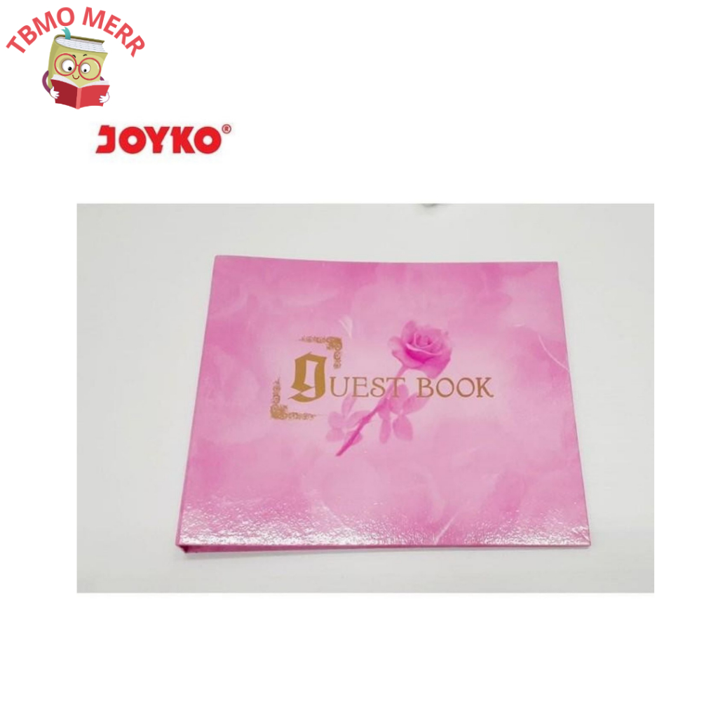 Joyko Pink Guest Book GB-2833R-3 - Joyko Guest Book