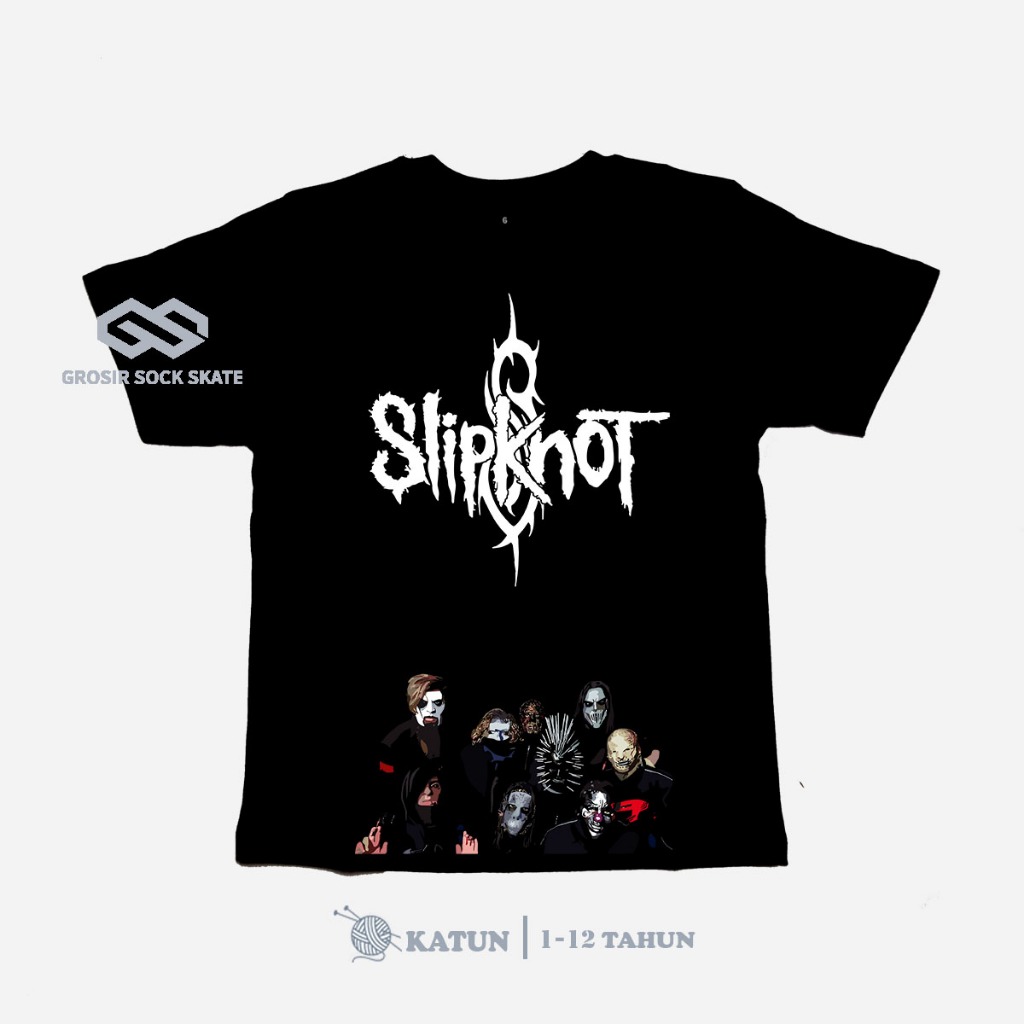 CHILDRENS BAND T-SHIRTS/SLIPKNOT MUSIC เสื้อยืด AGE 1-12 ปี