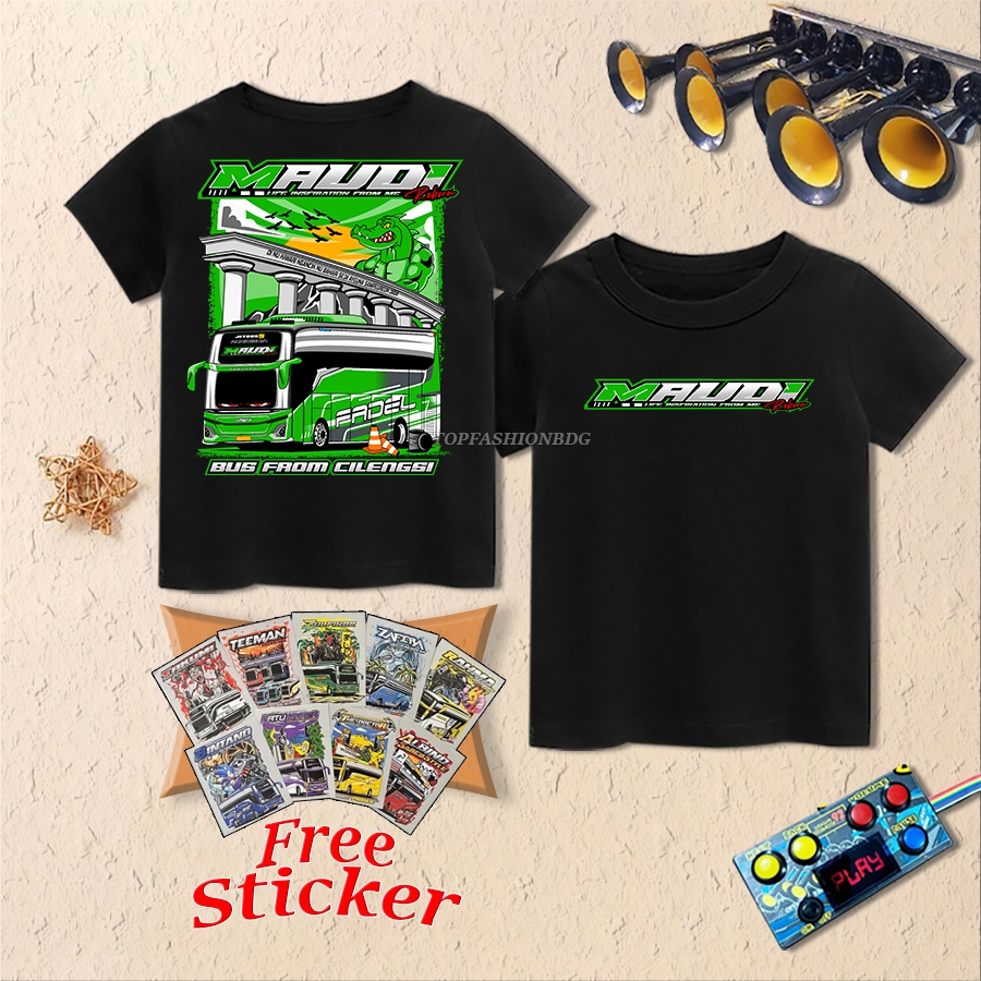 MAUDI JETBUS 5 Bus เสื้อยืด, Bus Mania Vector เสื้อสําหรับชาย, Tellet Bus 1-17 ปี