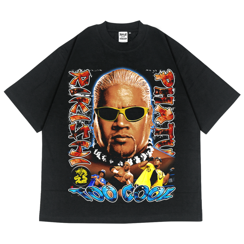 เสื้อยืด Too Cool Rikishi Oversize HEAVYWEIGHT 16s Black Popular