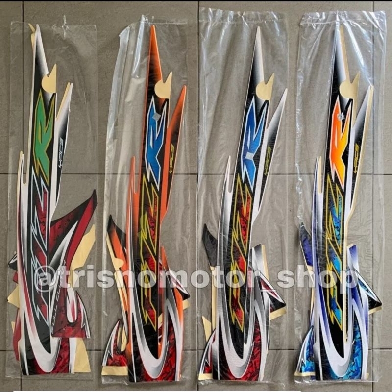 สติ๊กเกอร์ Striping ลิสรายการ เสาร่างกาย รถมอเตอร์ไซด์ yamaha fizr fiz r f1zr f1z r fullclut 05 2005