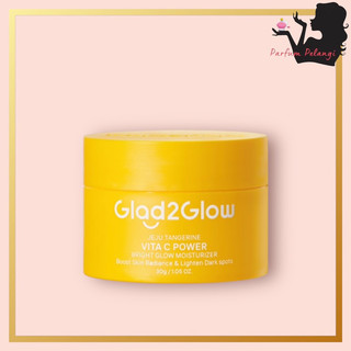 🩵PelangiCosmetic🩵 GLAD2GLOW Jeju Tangerine Vita C Power Bright Glow Moisturizer 30gr