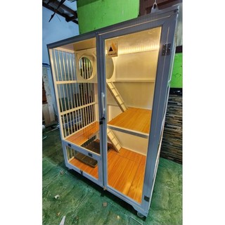 Kandang Kucing Aluminium 1 Pintu Besar
