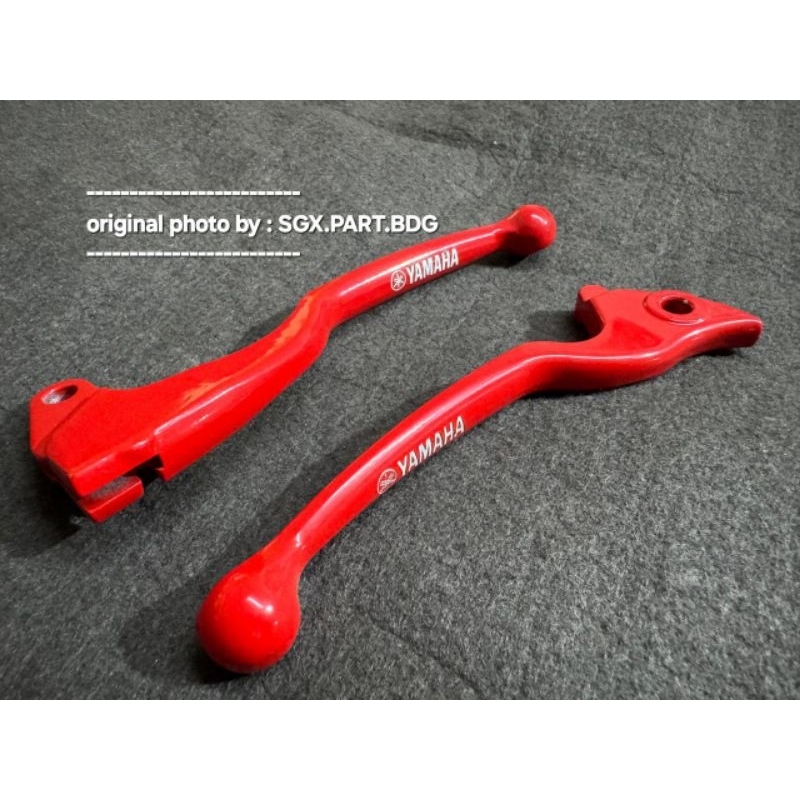 Mio SPORTY SOUL FINO RED GLOSSY LASER PRINTING YAMAHA เบรคมือจับ DOESNT FADE
