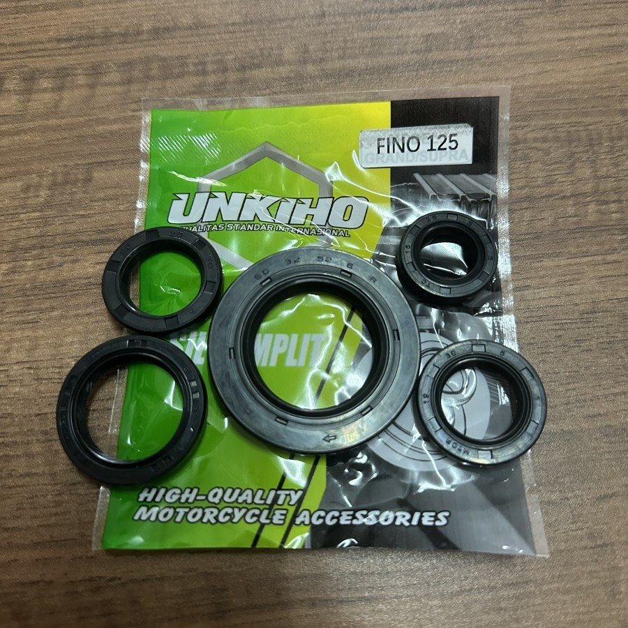 MESIN UNKIHO FINO 125 สมบูรณ์ซีลเครื่องยนต์ CRANK ASSEMBLY OVERAN SELAH CVT MOTOR MIO M3 GEAR SZ SOU