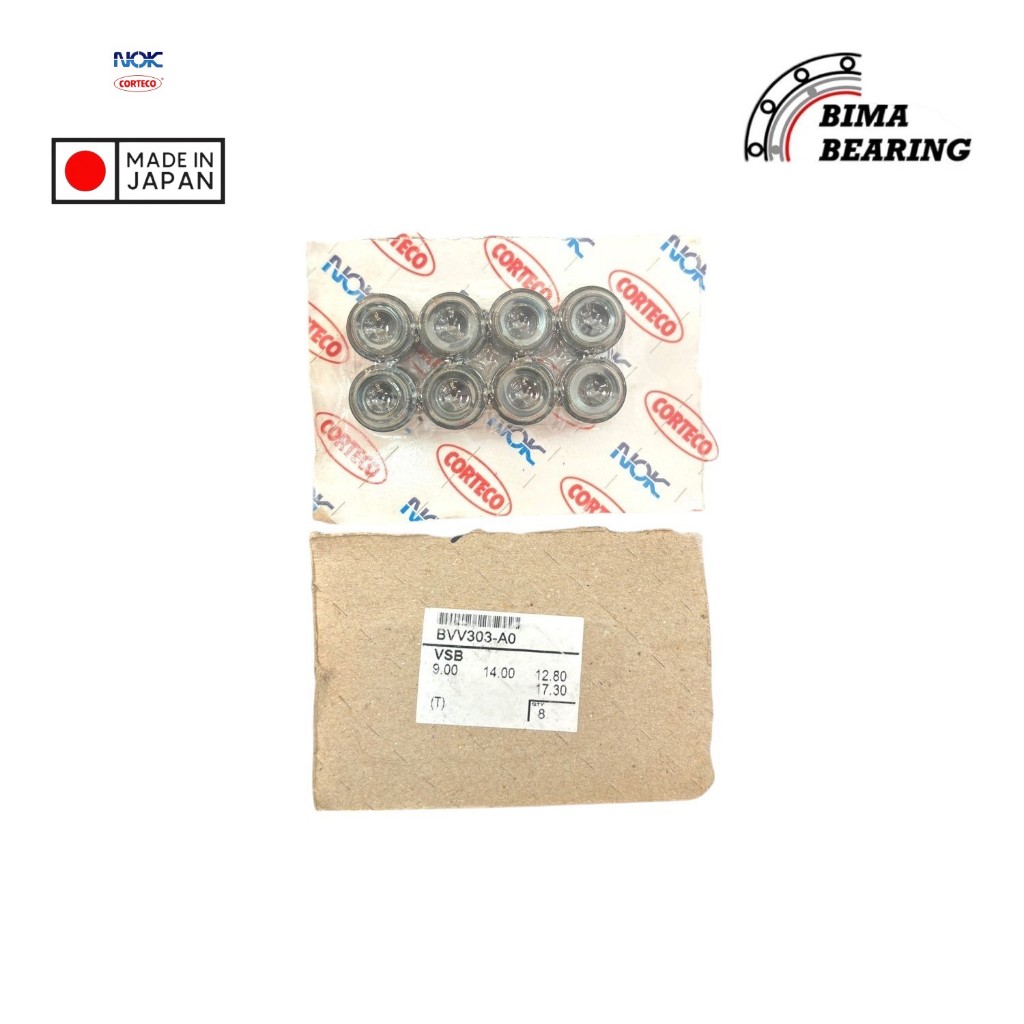 ชุดซีลวาล์ว 8 TLD TLD54 TLD56 TLD58 NKR NKR56 NKR58 4Be1 นก Corteco JAPAN Original ก้านวาล์วซีล