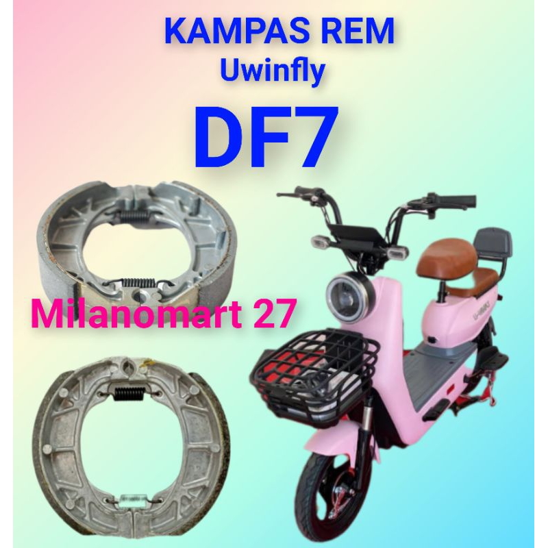 Uwinfly DF7 ผ้าเบรค uwinfly df7 ผ้าเบรคจักรยานไฟฟ้า