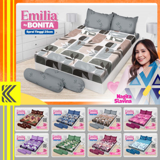 Sprei Bonita Emilia  Motif King Queen 180x200 160x200 Premium Nyaman Halus Adem Elegan Murah Seprai
