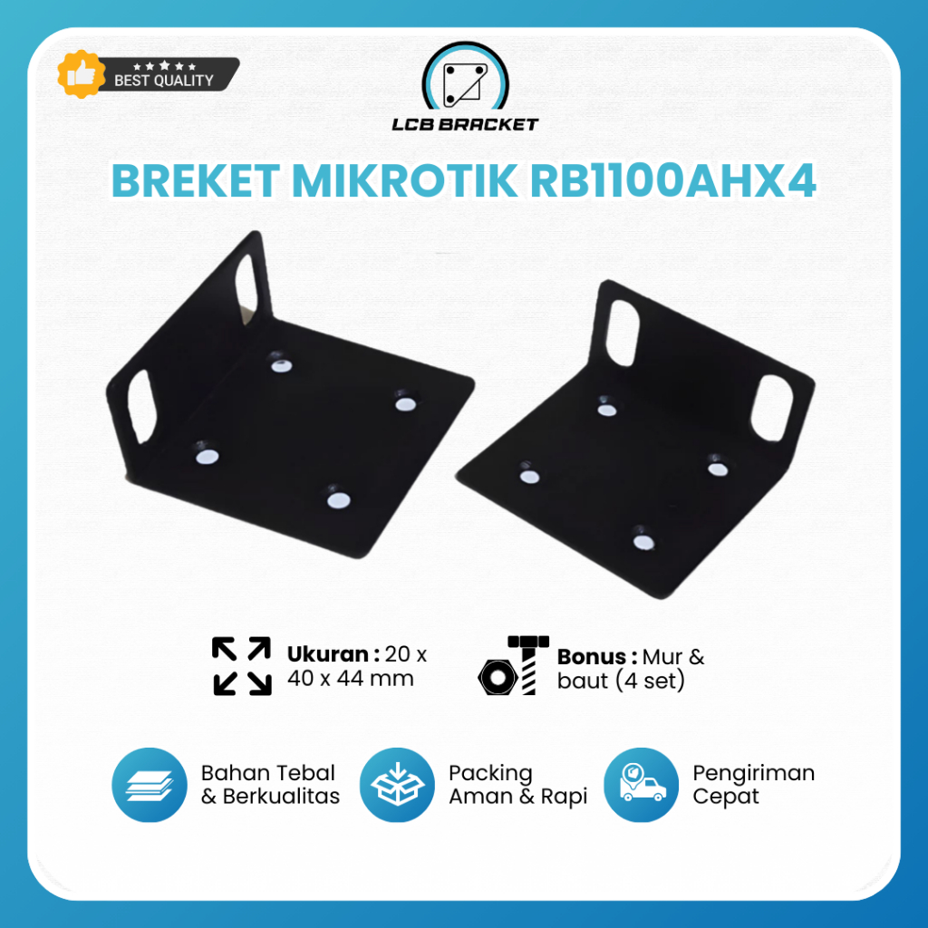 MIKROTIK MicroTik Bracket RB1100AHX4 Routerboard LCB Bracket Rackmount ที่วางแผ่นเหล็กโมเด็ม