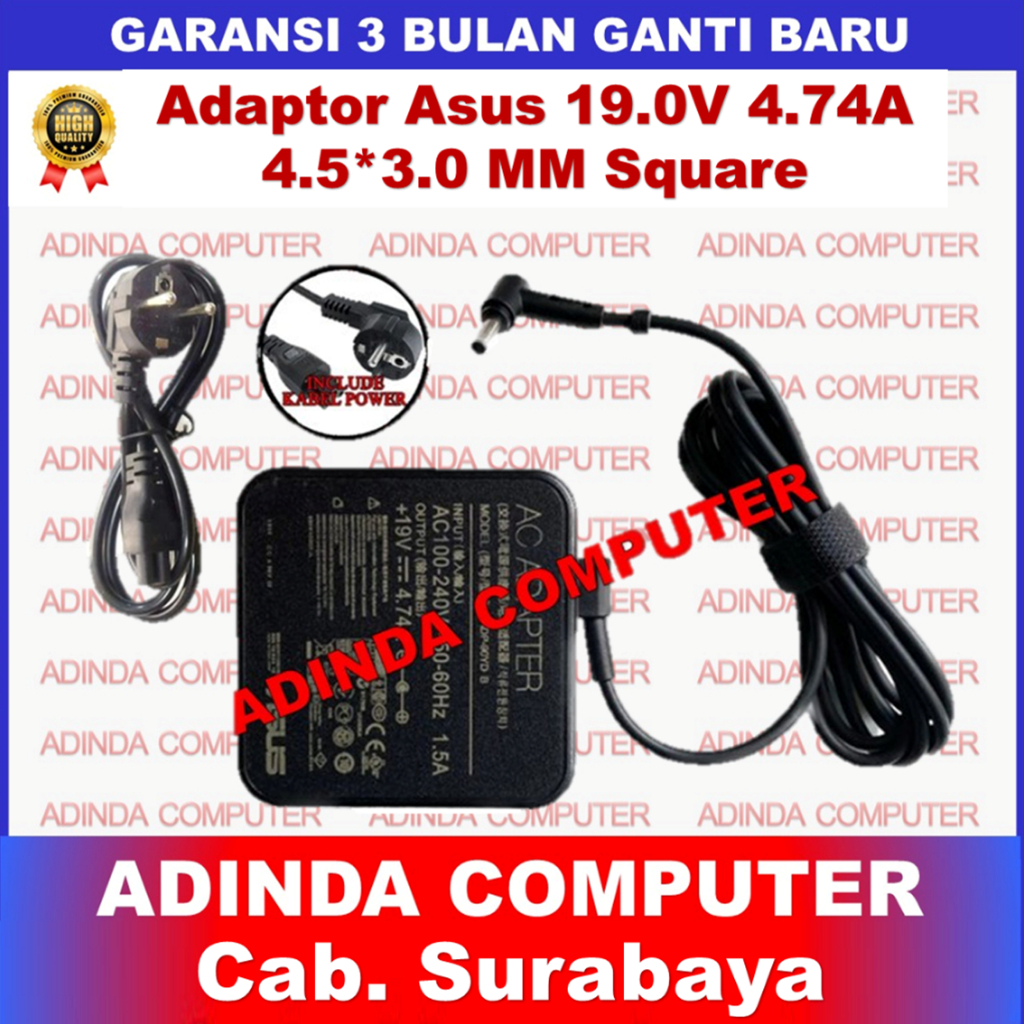 อะแดปเตอร์ชาร์จ Asus Vivobook Pro 14 M3400 M3400Q M3400QA 90W