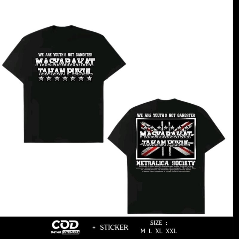 We Are Youth Distro T-Shirt s Not Gangster Society ทนทานต่อการหมัดโดย Kaota