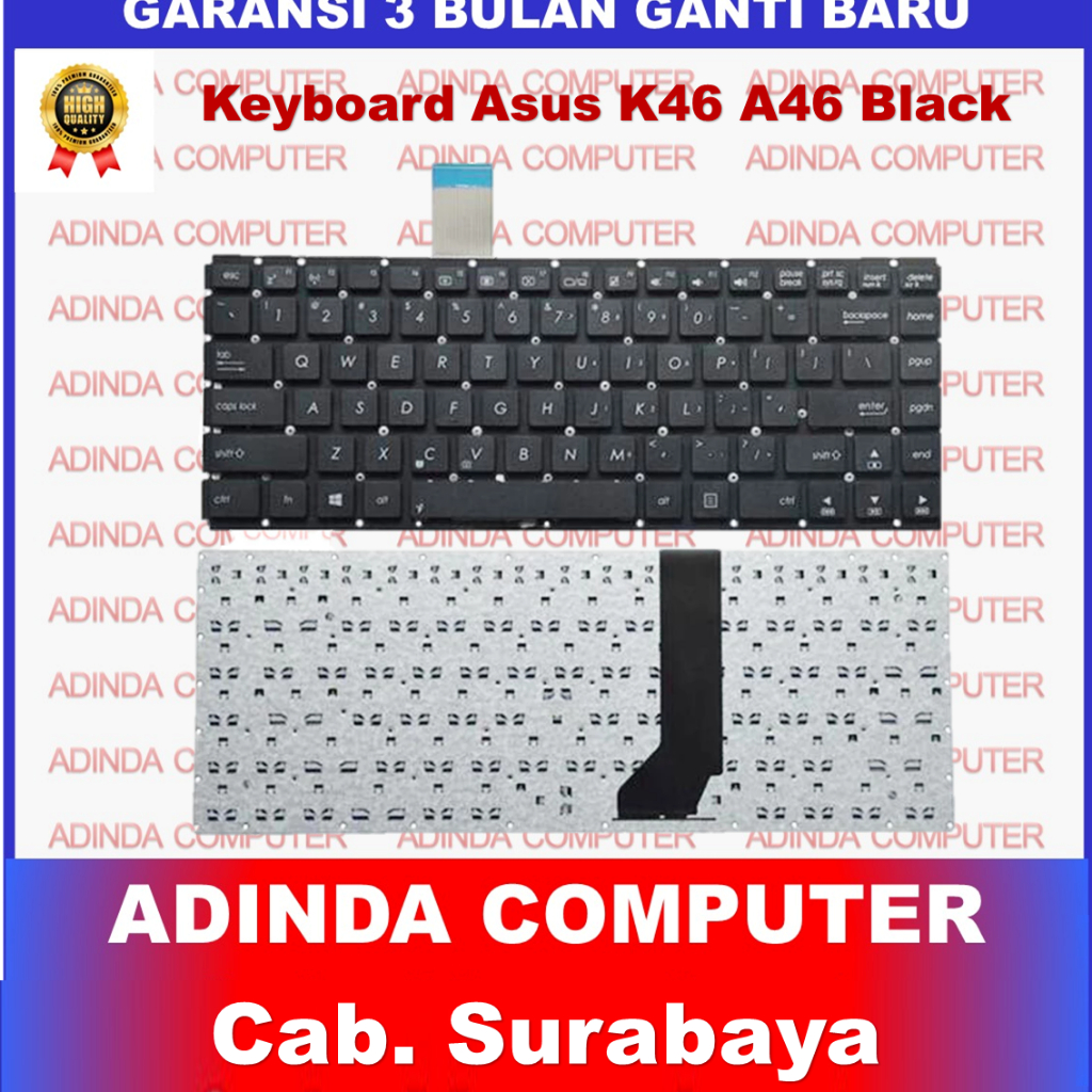 คีย์บอร์ด ASUS K46 K46C K46CA K46CM K46CB A46 A46C A46E