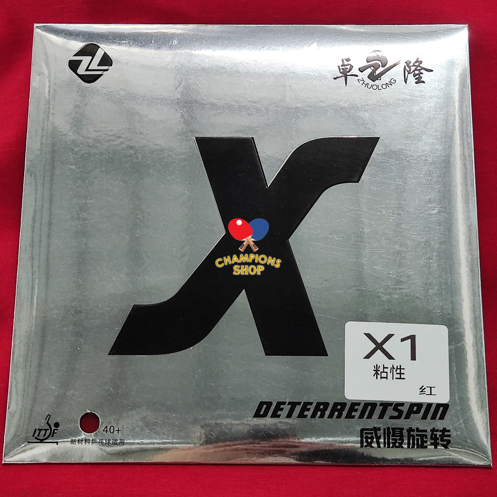 CHAMPS Zhuolong Deterrentspin X1 ยาง Bet ค้างคาวเตียง Bad ปิงปองปิงปอง