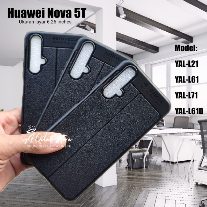 เคสโฟกัสอัตโนมัติ Huawei Nova 5T (รุ่น: YAL-L21, YAL-L61, YAL-L71, YAL-L61D ) วัสดุยืดหยุ่น Softcase