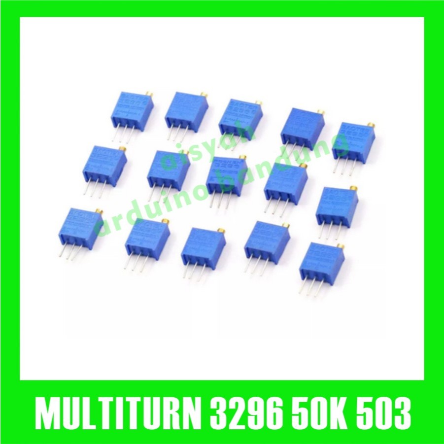 POTENSIOMETER 50K POTENTIOMETER POTENSIO TRIMPOT MULTITURN VR 3296