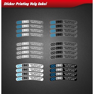 สติกเกอร์พิมพ์ขอบใส Enkei