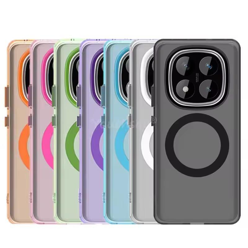 Magnetic Halo สําหรับ Xiaomi REDMI NOTE 13 14 PRO PLUS POCO X6 X7 M6 M7 PRO 5G 4G ฝาครอบพรีเมี่ยม