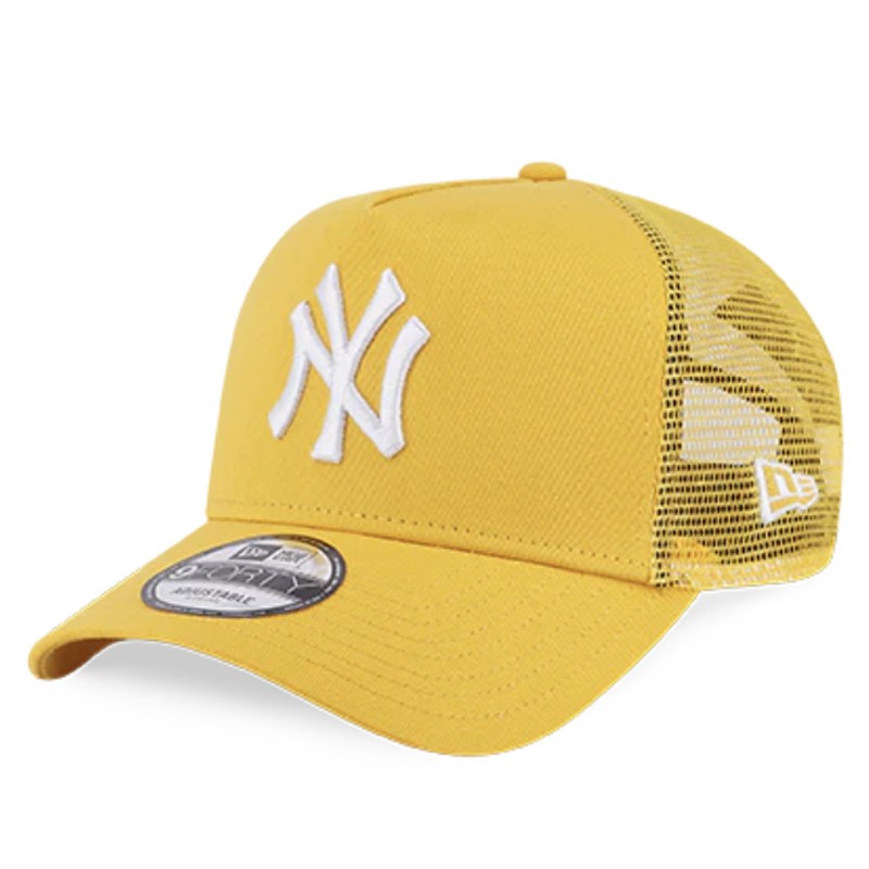 หมวก New Era New York Yankees - Mustard Yellow - Trucker 940AF ปรับ Snapback ได้