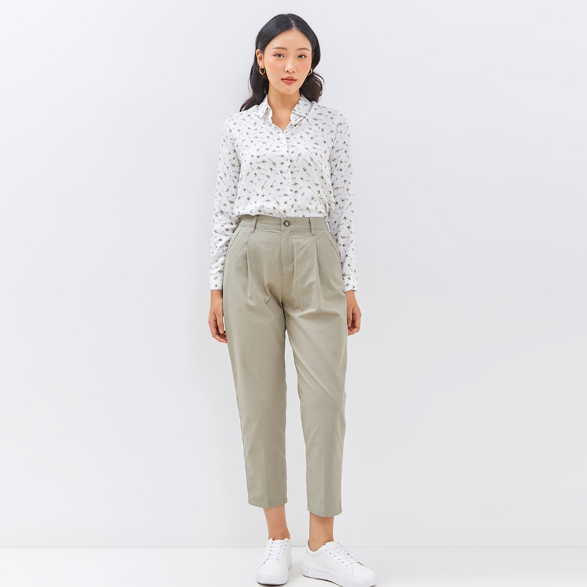 C2 Zoelan Green Pants สําหรับผู้หญิง