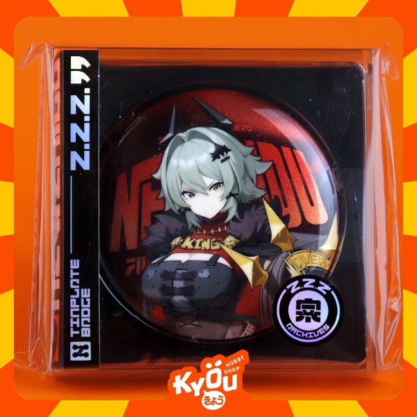 ซีซาร์คิง | เบิร์นไวท์ | ไฟแช็ก Character Portrait Series Can Badge - Zenless Zone Zero (7,5cm)