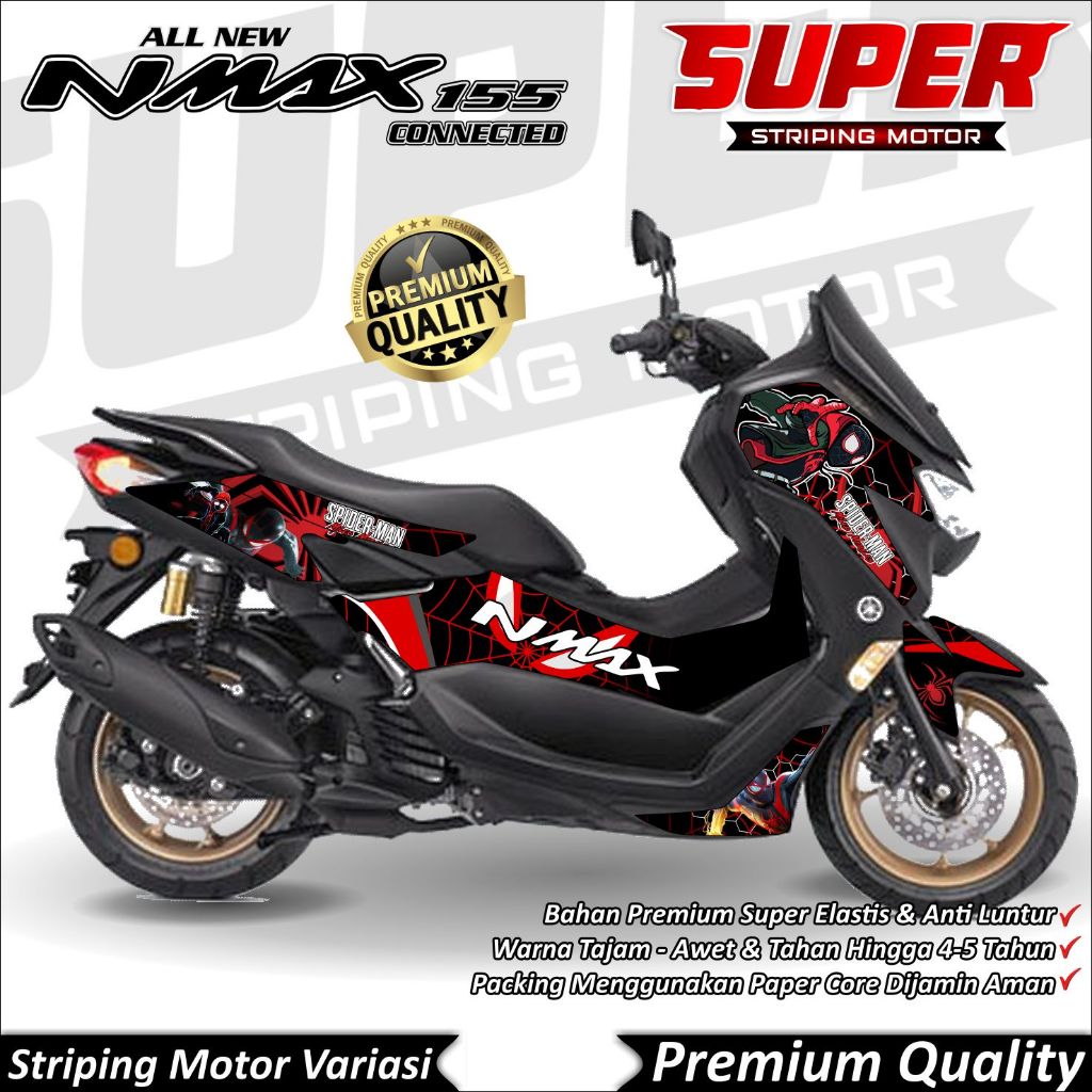 Nmax New 2020 - 2022 สติ๊กเกอร์ Anti-Fade Cool Nmax New 2020 - 2022 Striping Yamaha Nmax New 2020 - 