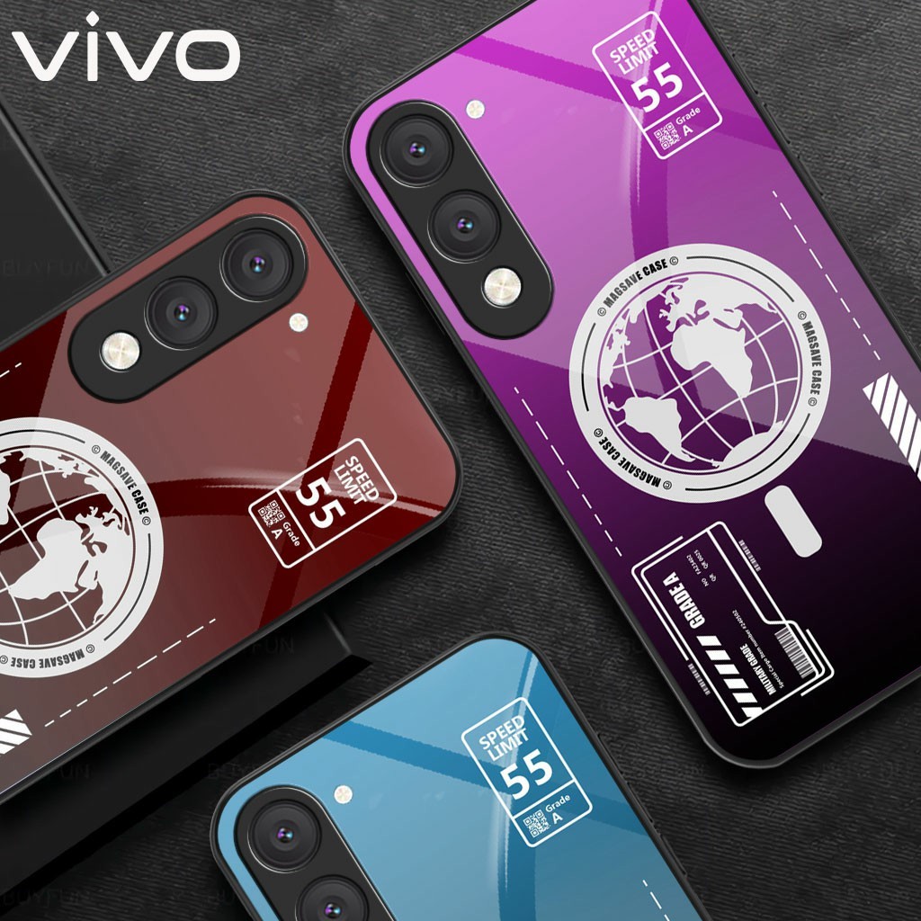 Softcase Glass Case Vivo Y04 4G ล่าสุด 2025 Vivo Y04 4G เคสมือถือ - อุปกรณ์โทรศัพท์มือถือ - Vivo Y04