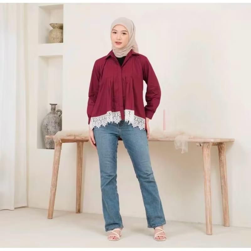 YEMA BLOUSE TOYO เสื้อท็อปผู้หญิง