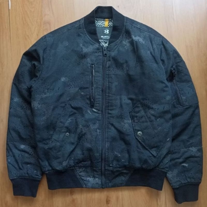 เสื้อแจ็คเก็ตทํางาน bomber Burtle camo