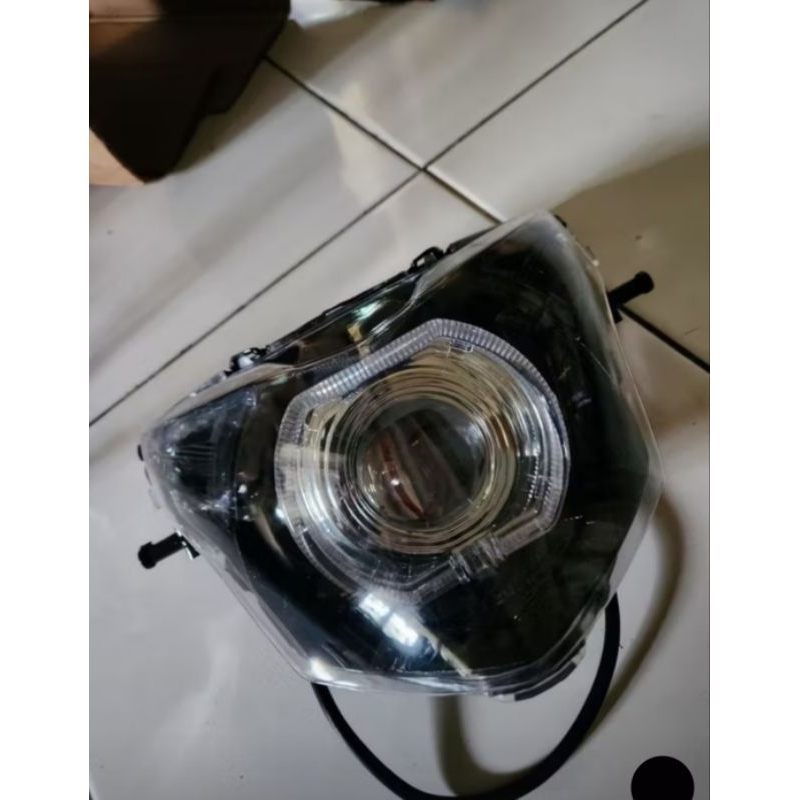 Jupiter MX 135 ใหม่ Custom Bild ไฟหน้า Reflector Ala Ala Ala Ala Ala 4.5 นิ้ว Super Bright