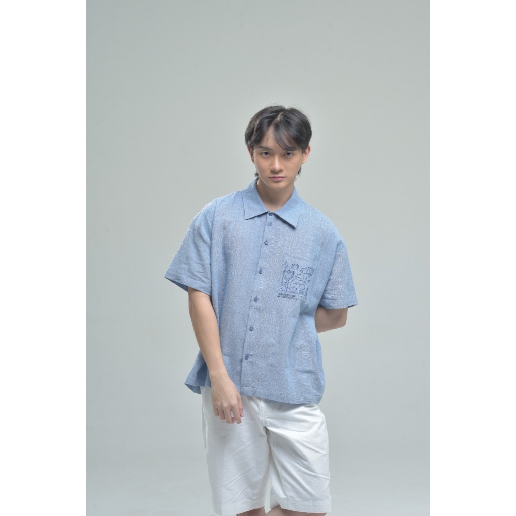 KEMEJA Rabbani - Kemko Hiro Eunoia Short Sleeve Koko Shirt