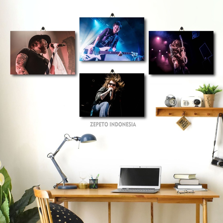 Asking Alexandria Band โปสเตอร์ห้องขนาดใหญ่ / Zepeto อินโดนีเซีย / ตกแต่งผนังผู้ชาย /NT5|WGYFG