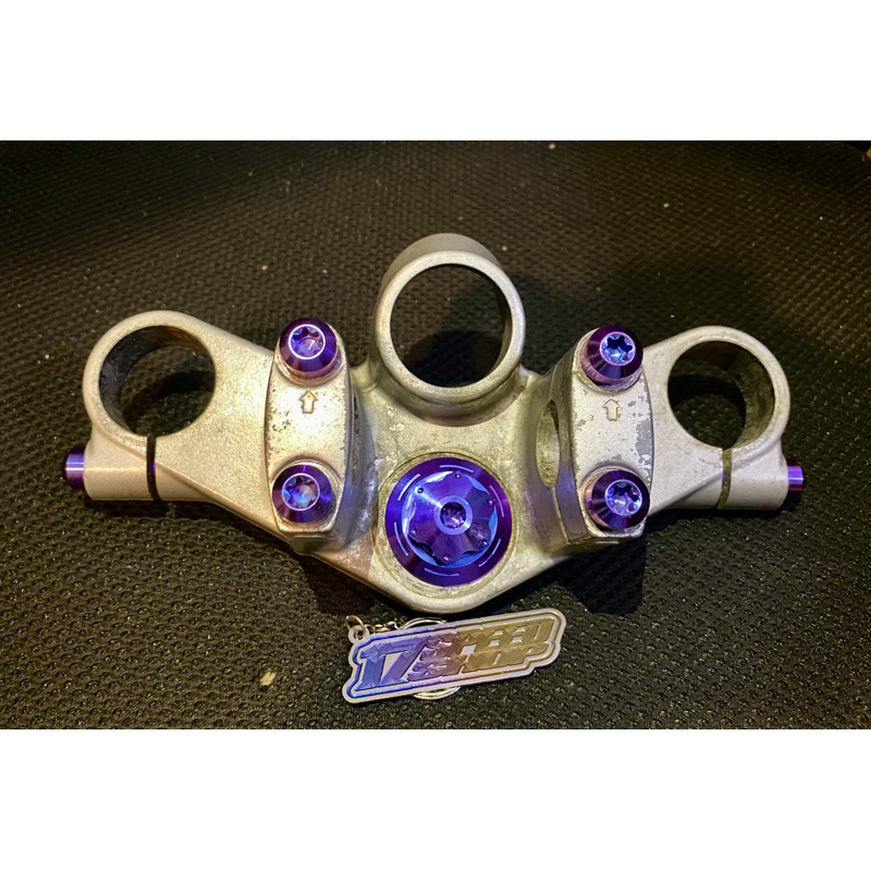 BOLT TITANIUM SET TRIANGLE UPPER NINJA SS R KIS TITANIUM BOLT UPPER TRIANGLE NINJA R SS STEERING BOL